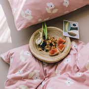 CA514 Cotton Duvet Cover + Bed Sheet + 2 Pillowcases, King, More Patterns Available-Weilai Concept-Pattern 14-Weilai Concept