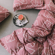 CA514 Cotton Duvet Cover + Bed Sheet + 2 Pillowcases, King, More Patterns Available-Weilai Concept-Pattern 7-Weilai Concept