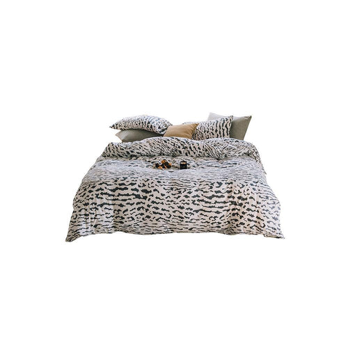 CA514 Cotton Duvet Cover + Bed Sheet + 2 Pillowcases, King, More Patterns Available-Weilai Concept-Weilai Concept