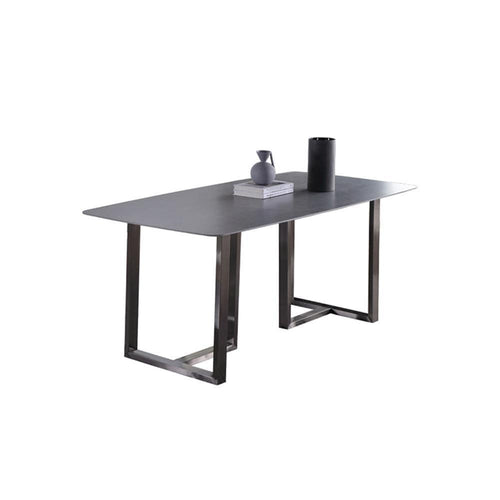 Camden Dining Table, side view of small dining table for 2