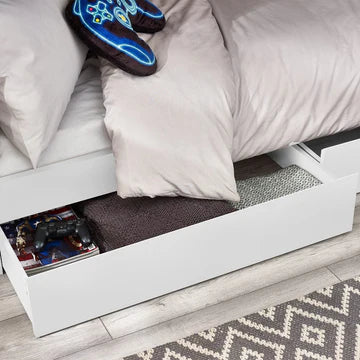 Bed with storage iconic abode