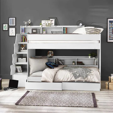 Bed with storage iconic abode