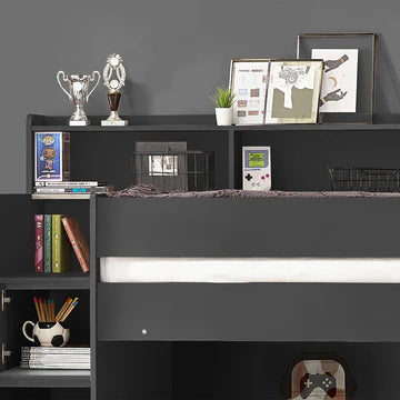 Bed with storage iconic abode