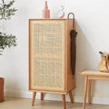 Amigo Cane Rattan Shoe Storage, Oak-Weilai Concept-Weilai Concept
