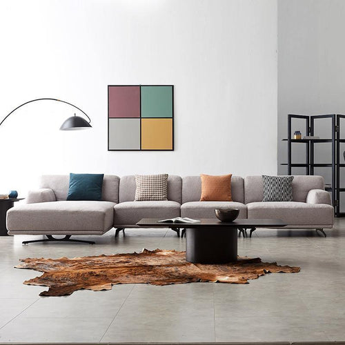 Cannes Four Seater Corner Sofa, side view of corner sofa storage sofa bed