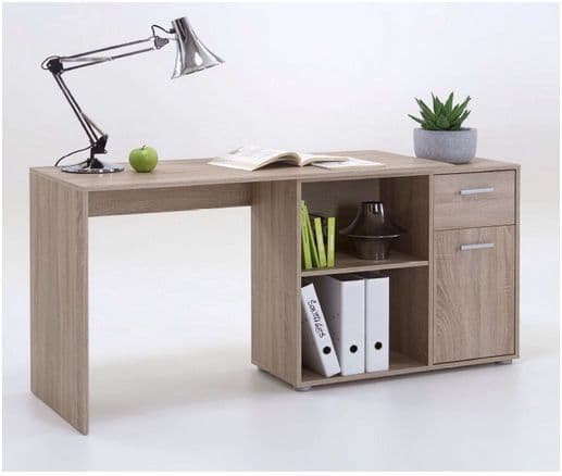 Carin Corner Flexi Desk Oak Effect - 2561