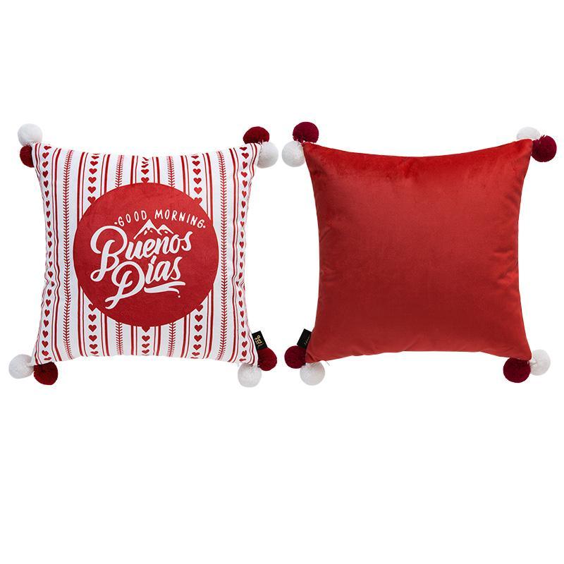 CH12 Set Of Four Cushions, Christmas Pattern-Weilai Concept-Weilai Concept
