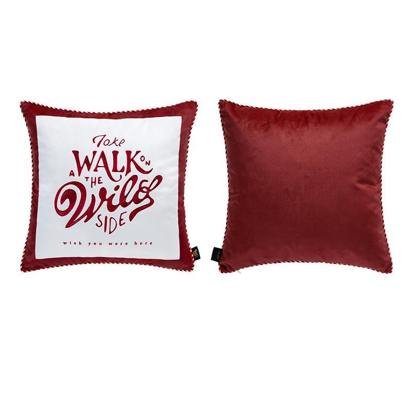 CH12 Set Of Four Cushions, Christmas Pattern-Weilai Concept-Weilai Concept