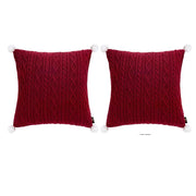CH12 Set Of Four Cushions, Christmas Pattern-Weilai Concept-Weilai Concept
