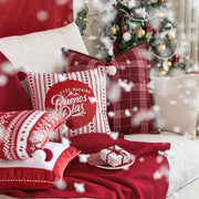 CH12 Set Of Four Cushions, Christmas Pattern-Weilai Concept-Weilai Concept