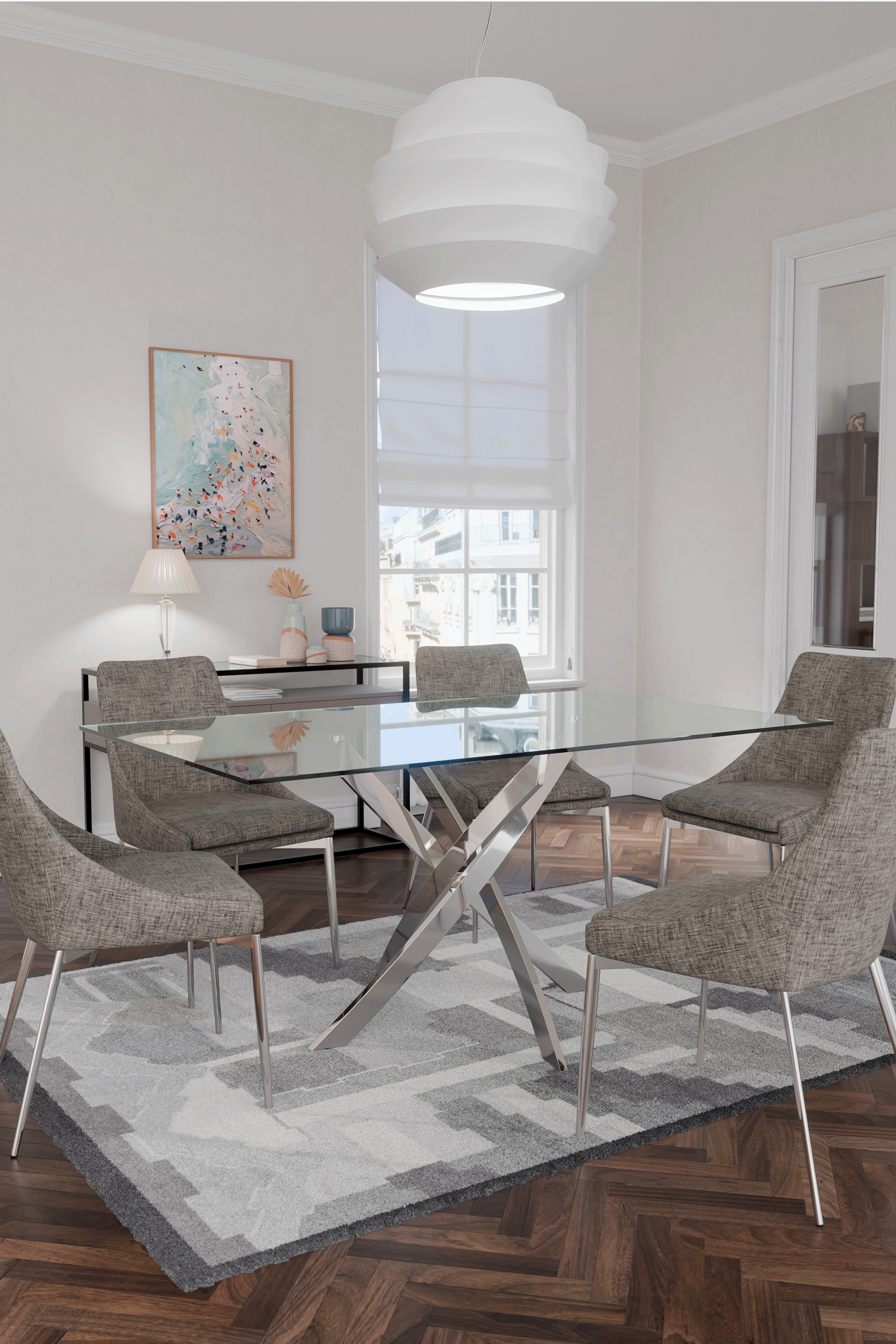 Cluster Rectangular Dining Table