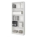 Cordoba Large Artic White Bookcase Bookshelf - 3291