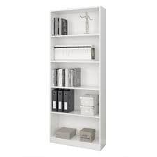 Cordoba Large Artic White Bookcase Bookshelf - 3291