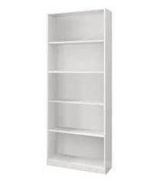 Cordoba Large Artic White Bookcase Bookshelf - 3291