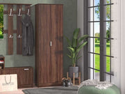 Cotswold Dark Brown 2 Door Utility Cupboard - 11011250