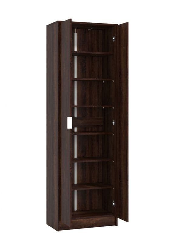 Cotswold Dark Brown 2 Door Utility Cupboard - 11011250