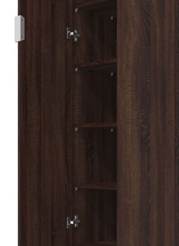 Cotswold Dark Brown 2 Door Utility Cupboard - 11011250