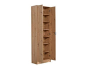 Cotswold Oak Effect Tall Multipurpose Shoe Storage Cupboard - 11008177