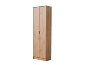 Cotswold Oak Effect Tall Multipurpose Shoe Storage Cupboard - 11008177