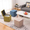 Cube Footstool With Storage-Weilai Concept-Weilai Concept