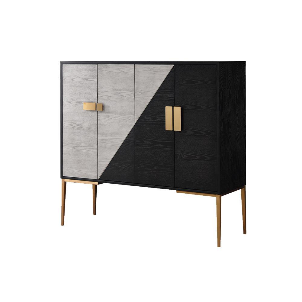 Sideboard, Side Cabinet, Wood with blue sideboard