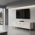 Dariqon Cashmere And Oak Effect 154cm TV Unit - 11014453