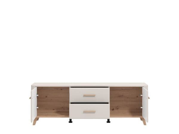 Dariqon Cashmere And Oak Effect 154cm TV Unit - 11014453
