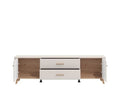 Dariqon Cashmere And Oak Effect Large Wide 180cm TV Unit - 11014490