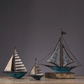 Decoration: A Set Of Three Sailboats-Weilai Concept-Weilai Concept