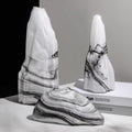 Decoration: A Set Of Three Stones-Weilai Concept-Ivory-Weilai Concept