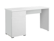 Elano White Gloss Computer Desk With Drawers - 11011771