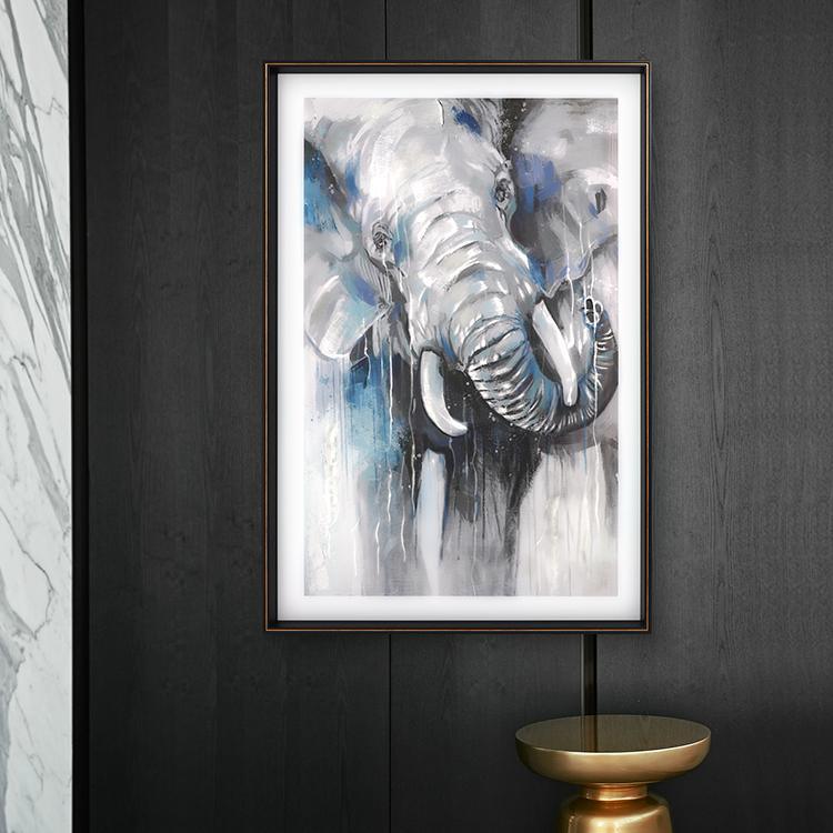 Elephant Framed Wall Art Print 80*120cm-Weilai-Weilai Concept