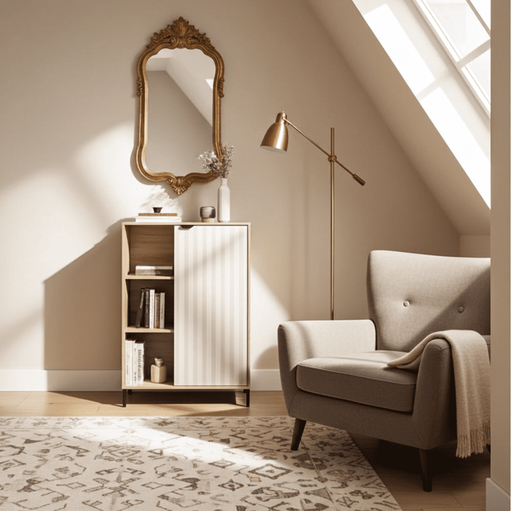 Evandria Grey Oak Effect Cashmere Slatted Short Sideboard - 11013843