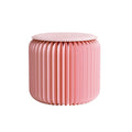 Pink Mini Accordion Stool-Weilai-30cm-Weilai Concept