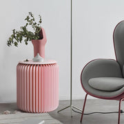 Pink Mini Accordion Stool-Weilai-Weilai Concept