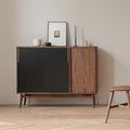 FU3 Shoe Storage, Walnut & Black-Weilai-Weilai Concept