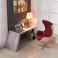 Timothy Oulton Aviator Aviation Desk, Office Desk, Aluminium - white office desk