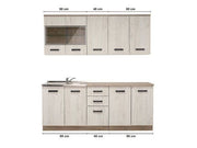 Gabriel White Oak Effect Kitchen Units - 11008675