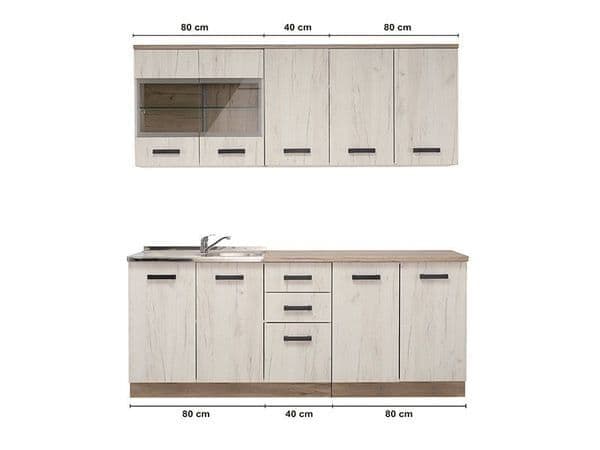 Gabriel White Oak Effect Kitchen Units - 11008675