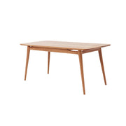 Giano Dining Table, Oak, side view