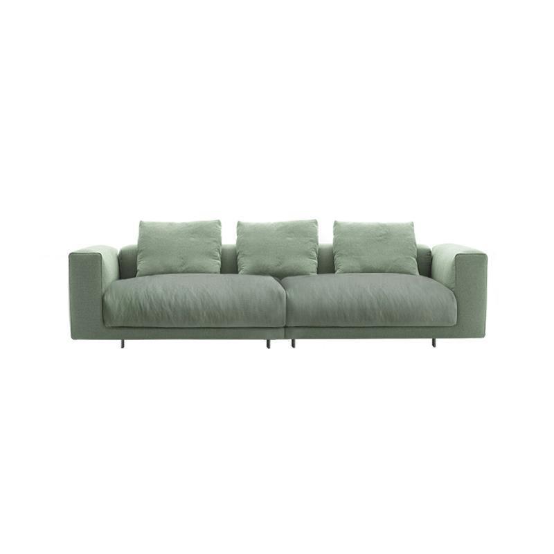 Goswell Two Seater, Three Seater Corner Sofa, Green with modular corner sofas
