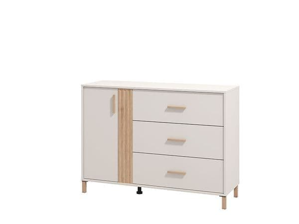 Granada Cashmere And Artisan Oak Effect Chest Of Drawers - 11013696