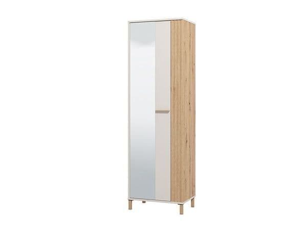 Granada Cashmere And Artisan Oak Effect Slim Narrow Wardrobe - 11013554
