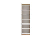 Hudson Grey And Oak Effect Tall 60cm 3 Door Kitchen Larder Unit Pantry Cupboard - 11012281