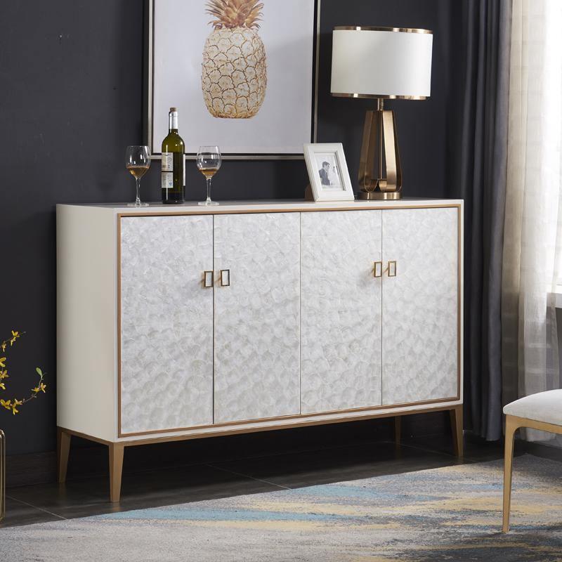 Justine Sideboard, White with mango sideboard