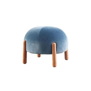 K19 LADYBUG Kid Footstool-Weilai Concept-Blue-Linen-Weilai Concept