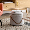 K52 Grey Kid Footstool-Weilai Concept-Weilai Concept