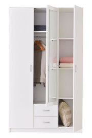 Kano White 3 Door Wardrobe - 11008714