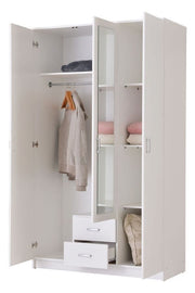 Kano White 3 Door Wardrobe - 11008714