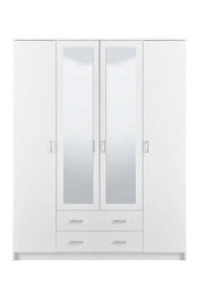 Kano White 4 Door Wardrobe - 11008721